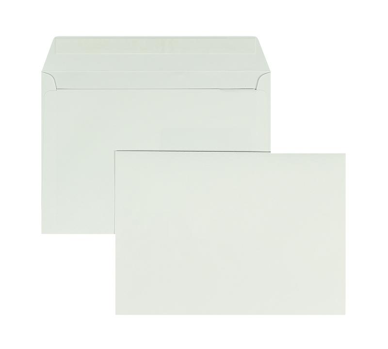 Briefumschläge weiß Diamantweiß~162x229mm DIN C5 135 g/m2 matt ohne Fenster Haftklebung gerade Klappe 500 Stk.