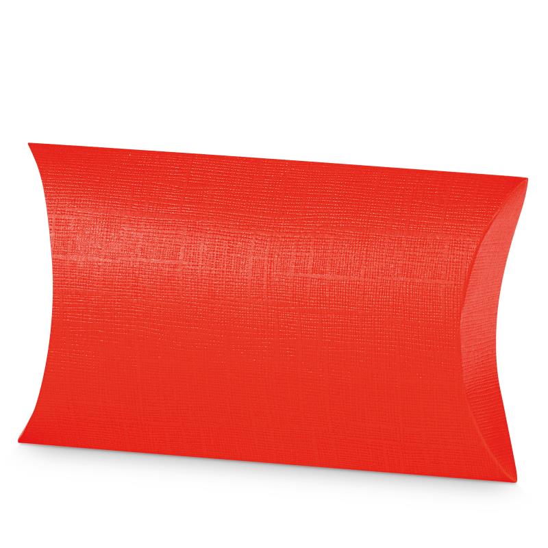 Pillowbox "Seta Rot", 170 x 120 x 40 mm