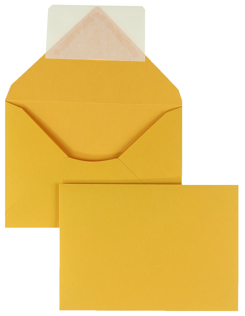 Briefumschläge gelb goldgelb~162x229mm DIN C5 130g/qm Colorista ohne Fenster Haftklebung spitze Klappe 100 Stk.