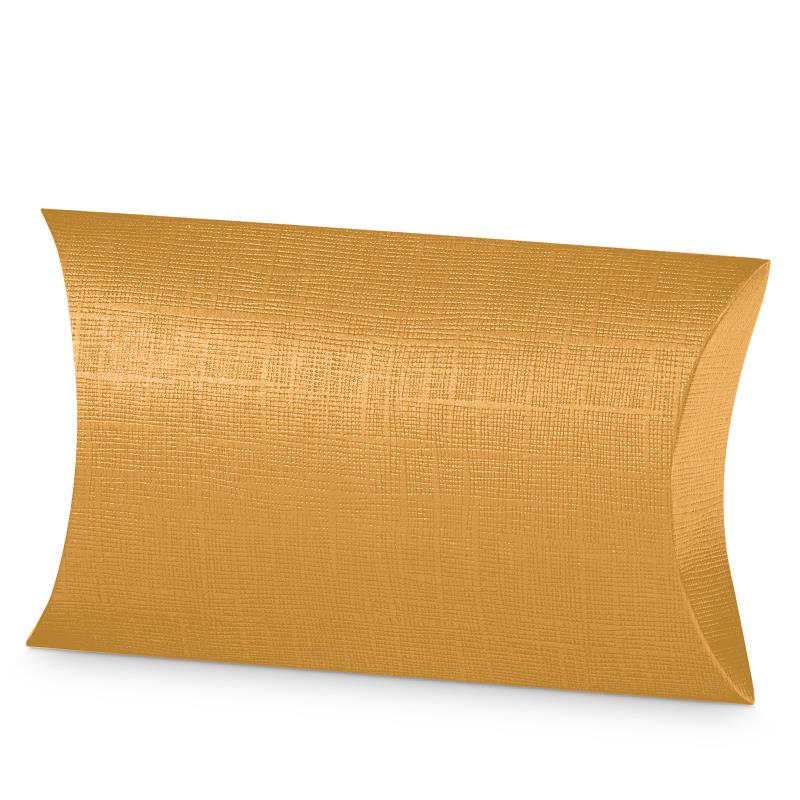 Pillowbox "Seta Gold", 170 x 120 x 40 mm