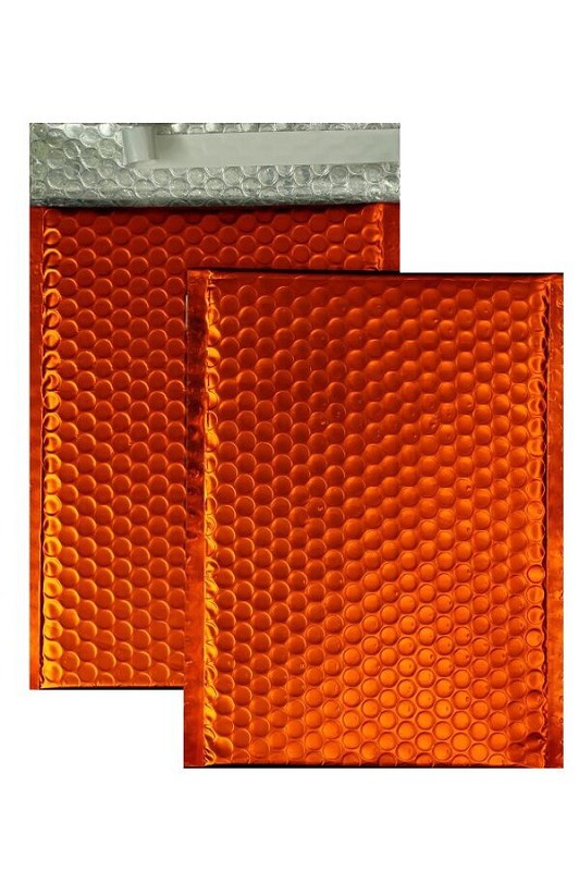 Farbige Luftpolstertaschen, orange, 180 x 250 mm, 10 Stück
