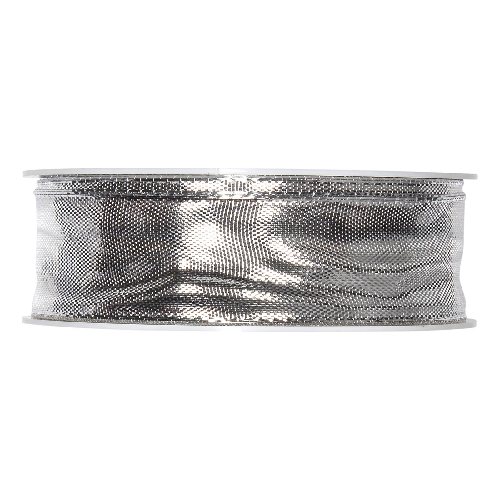 Geschenkband Uni Silber-Metallic 25mm x 25m