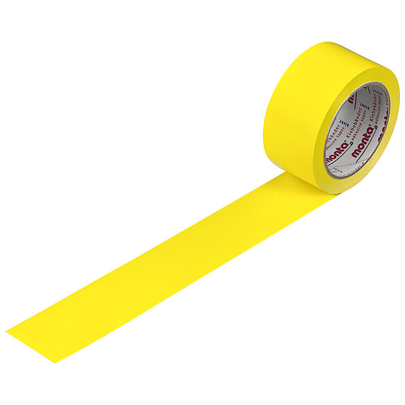 PVC-Klebeband, gelb, 50mmx66m, 57my, Monta 250F