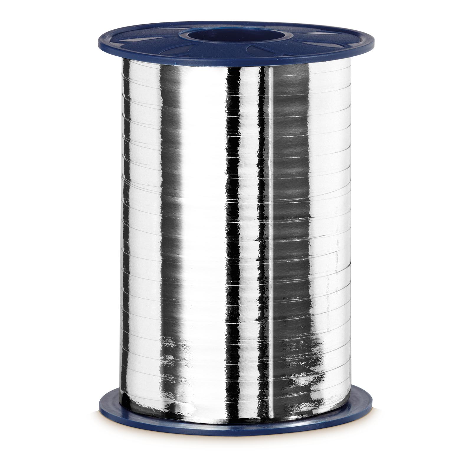 Geschenkband Ringelband Metallic-Silber 5mmx400m