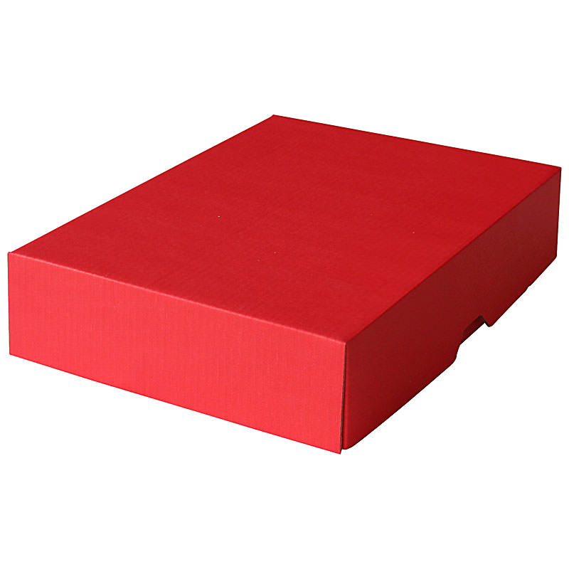 Stülpdeckelkarton, 214x151x45mm, rot, A5
