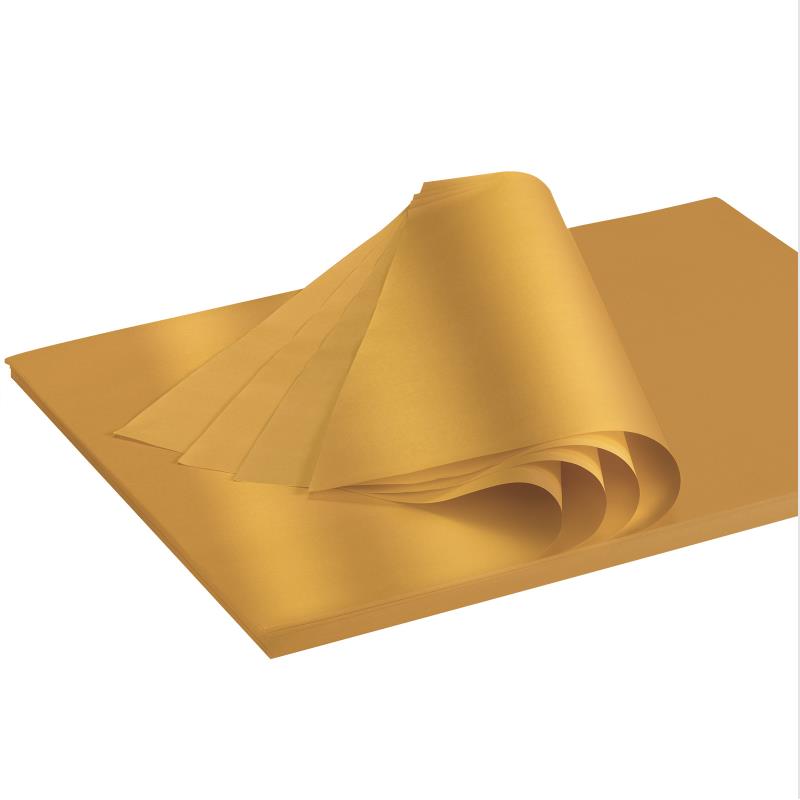 Seidenpapier "Gold" 35g/qm 500x375mm 2 Kg/ ca.300 Blatt