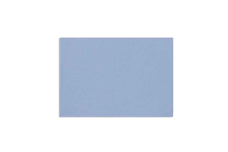 Briefumschläge, blau ~114x162mm DIN C6, 135 g/m2 gerippt, ohne Fenster, Nassklebung, spitze Klappe, 100 Stück