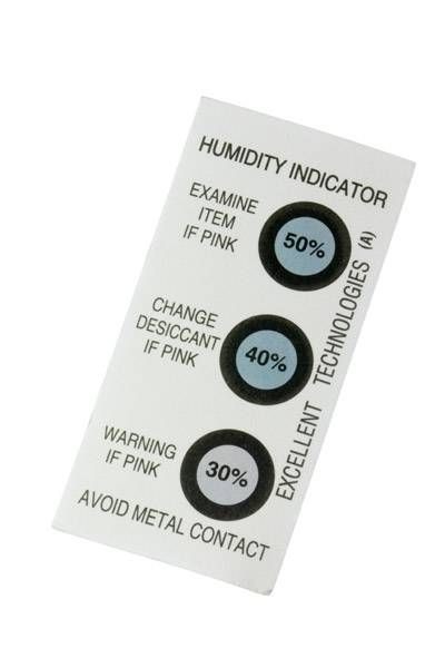 Indicator card 30-50%, 37x74x0,2mm, 100 Stück