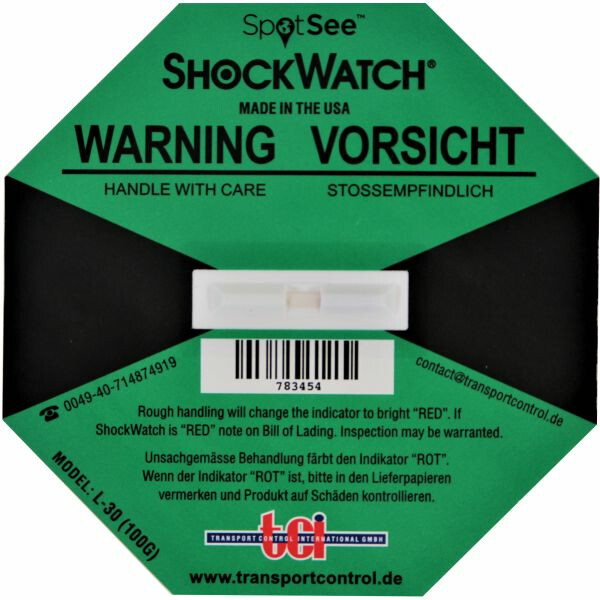 Shockwatch, 100G,Grün