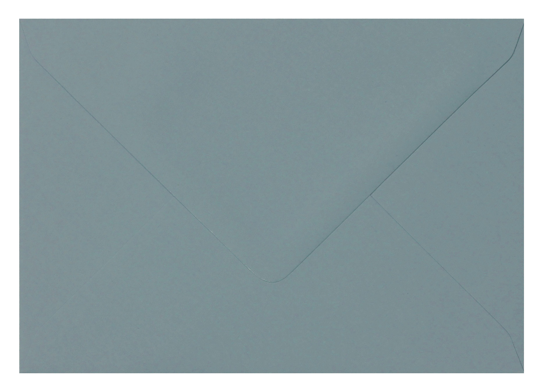Briefumschläge, blau ~114x162mm DIN C6, 100g/m2 gerippt, ohne Fenster, Nassklebung, spitze Klappe, 100 Stück