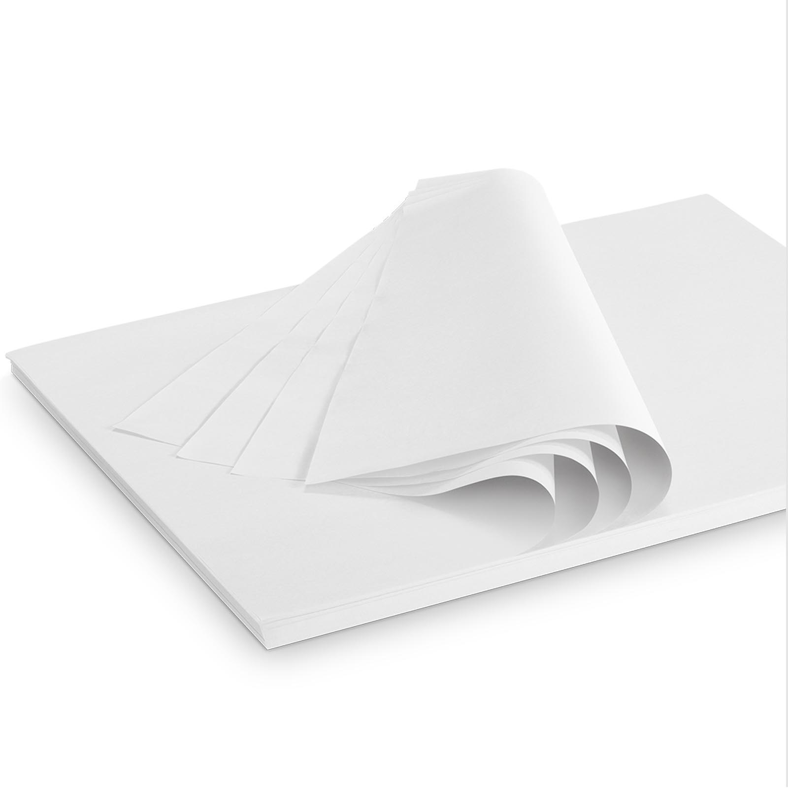 Seidenpapier weiß 28g/qm 500x375mm 2 kg/ ca.380 Blatt