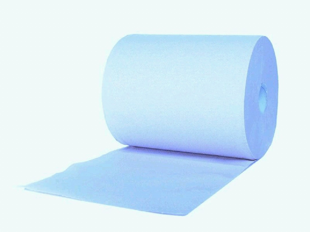 Putzpapier, 3lagig, 36x38cm, 380m, blau, 1 Rolle