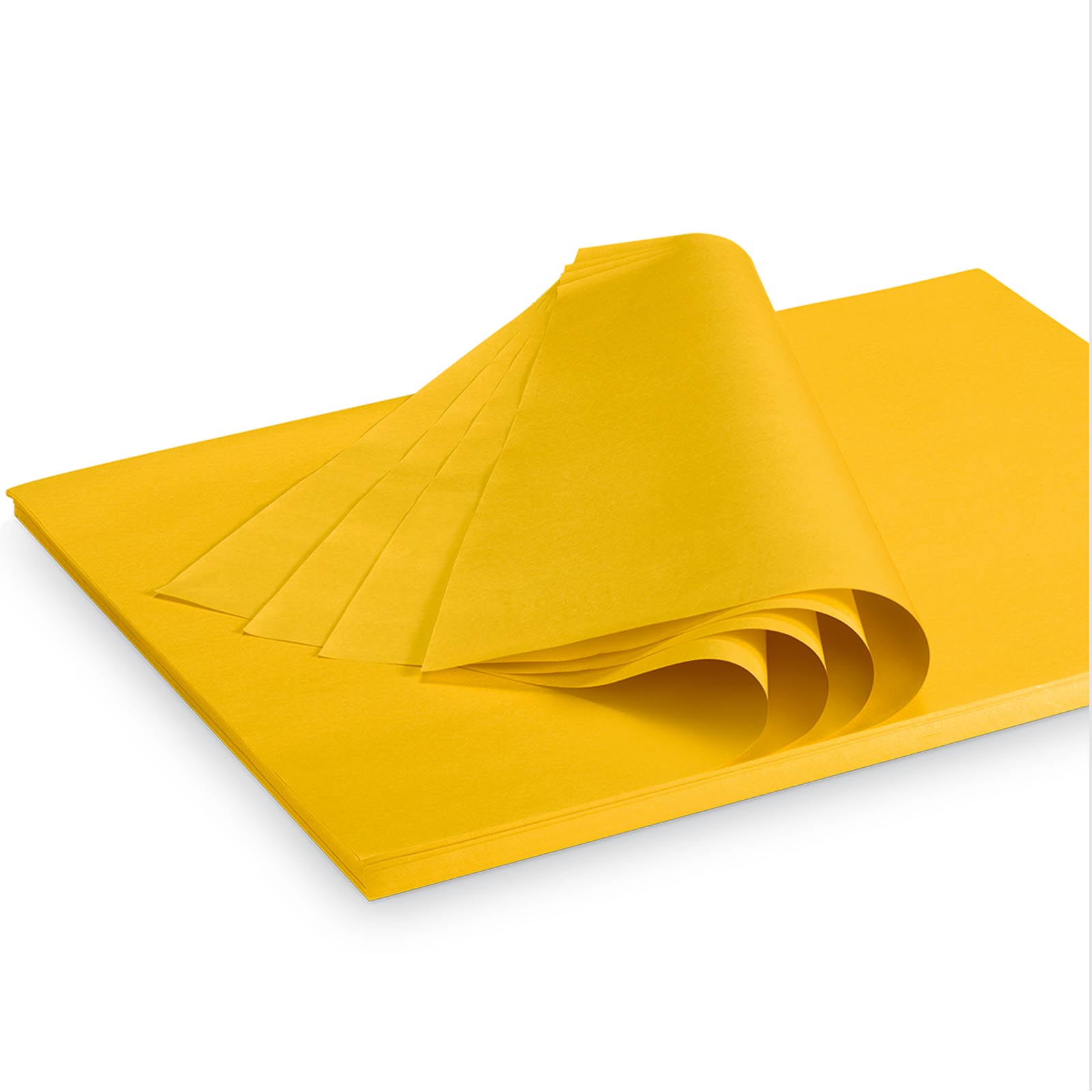 Seidenpapier Gelb 35g/qm 500x375mm 2 kg/ ca.300 Blatt