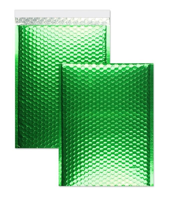 Farbige Luftpolstertaschen, grün, 180 x 250 mm, 10 Stück