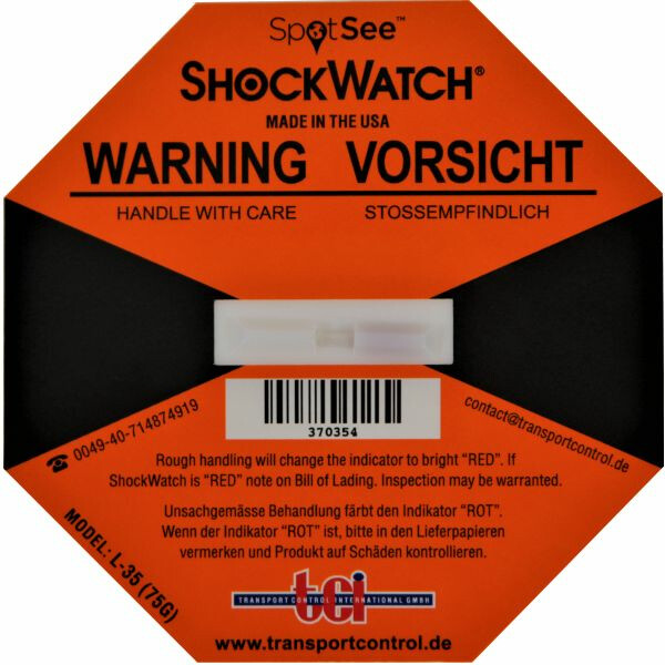 Shockwatch, 75G, orange