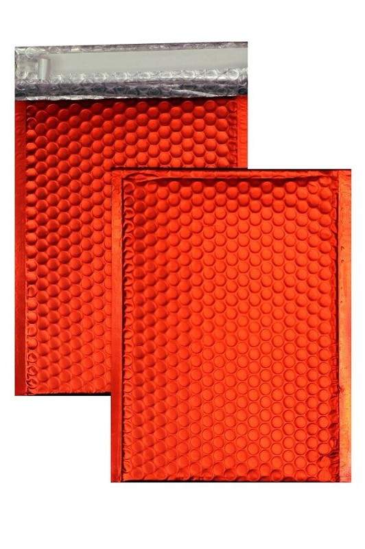 Farbige Luftpolstertaschen, rot, 230 x 324 mm, 10 Stück